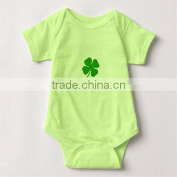 Top Quality Eco-friendly Printing Softtextile 100% Combed Cotton Baby Romper photo-4