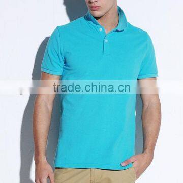 High Quality Custom Cotton Slim Fit Plain White Polo T-shirt photo-2