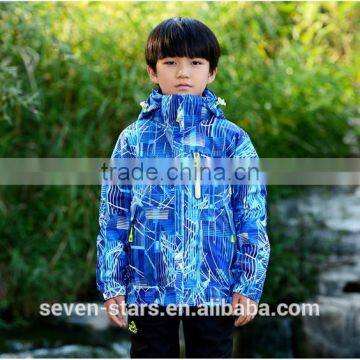 2017 3 in 1 Colorful Polyester Kids Varsity Jacket photo-6
