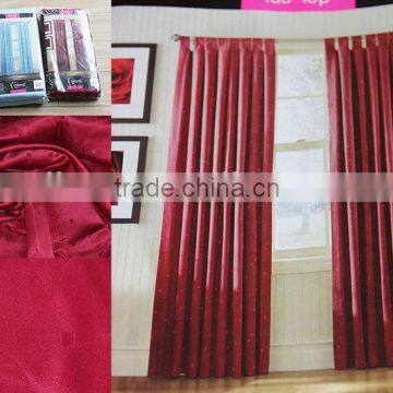 Polyester Bathroom Ready Made Shimmer Lined Panel Curtains With Grommets photo-3