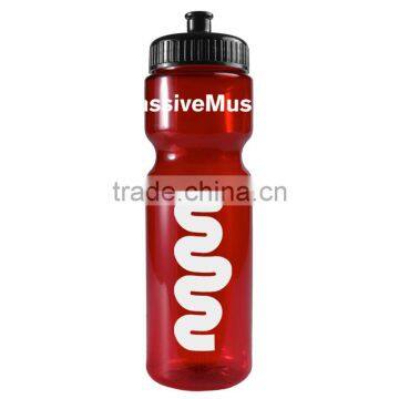 USA Made 28 oz Transparent Sports Bottle With Push And Pull Lid - BPA/BPS-free, FDA Compliant and Comes With Your Logo photo-5