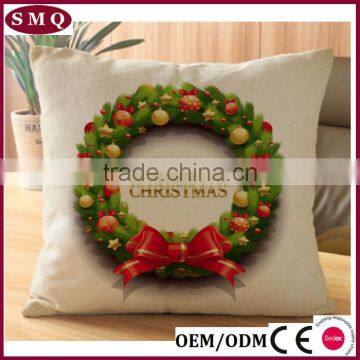 High Quality Printing Design Back Rest Christmas Pillow Cover photo-3