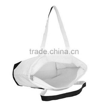 Hot Sell Fashion Canvas Beach Bag Rope Handle Tote Bag for Women photo-2