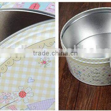 REDHILL Shallow Round Tin Cans Small Round Metal Container Tin photo-2