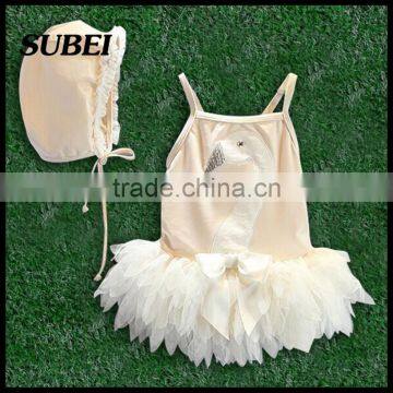 16 New Children's Swimsuit Girls Swimwear Child Cygnet Baby Ballet Tutu Style Swimsuit photo-4