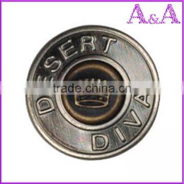 Custom Black Jeans Buttons photo-3