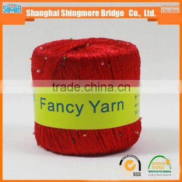 Polyester Yarn Supplier Hot Cheap Wholesale OEKO-Tex Standard Quality 100 Polyester Beads Yarn for Knitting photo-4