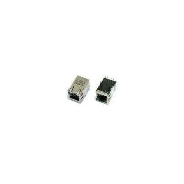 1000Base-TX RJ45 Singer Port (1x1) pcb RJ45 socket Connector with Filter for notebook