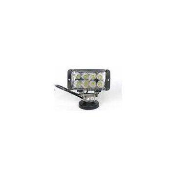 Rectangle 24w Led Work Light , IP68 High Power Off Road Lights For Heavy Duty Vehicles