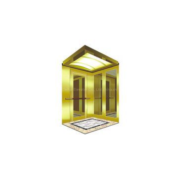 Ti-gold Mirror Passenger Elevator