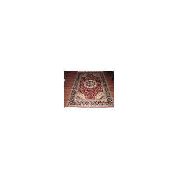 Oriental Hand-knotted Silk Carpet photo-2