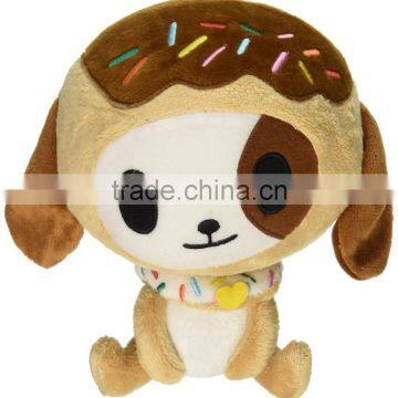 cute design stuffed plush doughunt dog