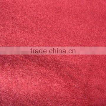 100% polyester soli dyed plain super soft velour fabric