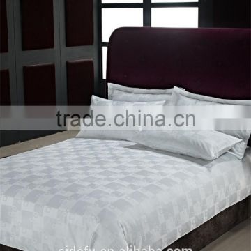 China wholesale hotel linen, hotel bed linen 100% cotton, jacquard bedding set for star hotels