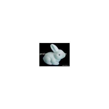 ceramic money bank, rabbit coin bank