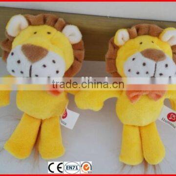 4" Soft Plush Animal Lion Keychain With Logo Printed in the T Shirts photo-5