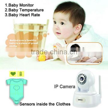 Heart Rate Temperature Web Camera Baby Monitor 3 in 1 Wifi Baby Clothes