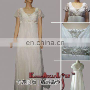 EM722 Lightsome soft chiffon maternity dress wedding gown bridesmaid dress