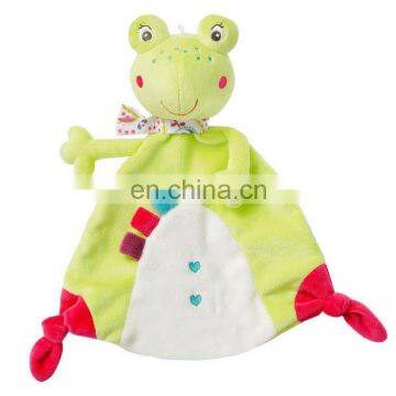 Frog Animals Plush Toys Baby Cradle Hand Towel