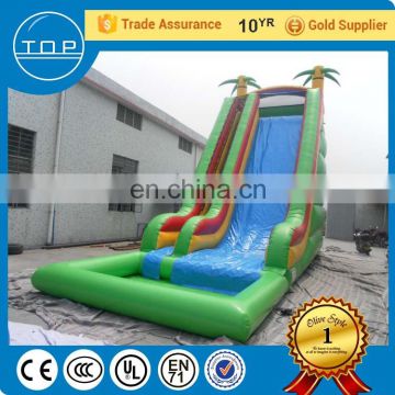 TOP service aqua inflatable commercial water park 20 foot slide with great price