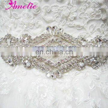 A5S202 Rhinstone And Crystal Bridal Belts And Sashes