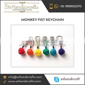 Excellent Quality Rope Key Chain Monkey Fist for Home and Office Use