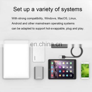 Free Sample Free Shipping,ORICO W5P-U3-100 4-Port USB 3.0 Desktop HUB With 100cm Micro USB Cable Power Supply (Black) photo-6