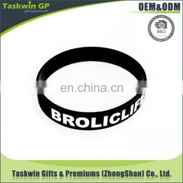 Hot sale promotional gift silicone bracelet, No minimum order custom silicone bracelet at best price