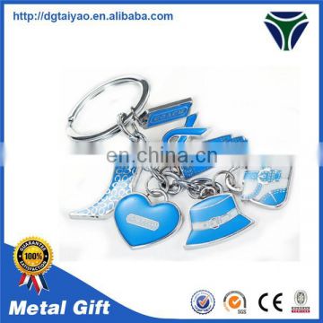 OEM&ODM design Metal hard hat keychain for souvenir