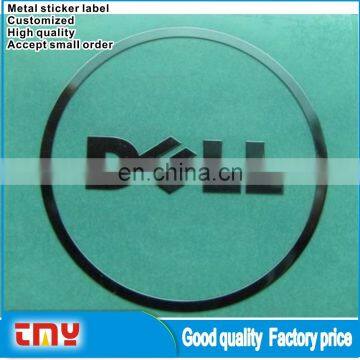 Adhesive Gold Metal Label Sticker Custom Metal Brand Logo Sticker Label photo-6