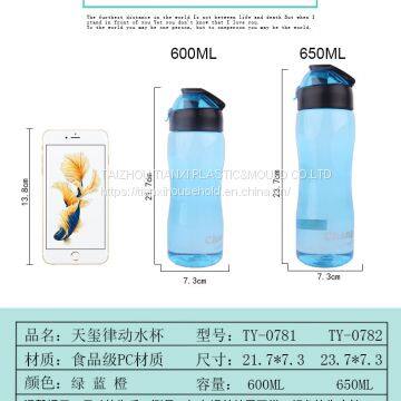 600ml 650ml Clear Plastic Drinking Water Bottle TY-0781/0782 photo-5