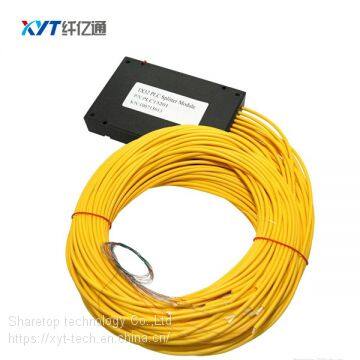 1X16 Fiber Optic Splitter Steel Tube 2.0mm , 1m LC UPC