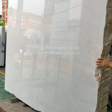 White Marble Ariston Slabs Polished Floor Tiles From Greece photo-3