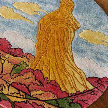 Beautiful Chinese Paintings Tapestry Wall Hanging Rugs For Living Room Decoration photo-2