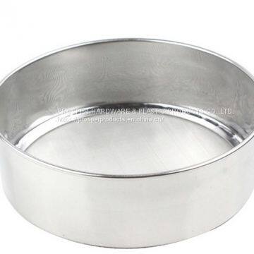 Round Stainless Steel Flour Sieves for Kitchen