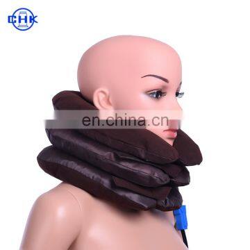 Adjustable Air Inflatable Neck Traction Support Brace Pillow For Stiff Neck