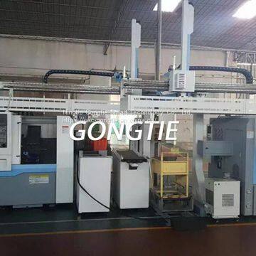 Automatic CNC Lathe With Gantry Loader