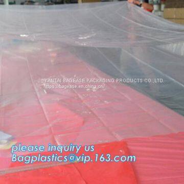 pe bag pallet cover plastic bag sqaure bottom bag, 54 x 44 x 96