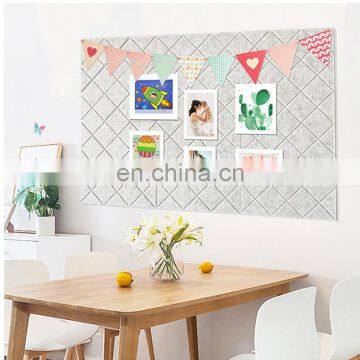 Factory Supply Customized Size Felt Hexagon Wall Board Sticker photo-6