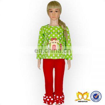 Cheap Children's Boutique Clothing Toddlers Christmas Pajamas Wholesale Christmas Pajamas photo-2
