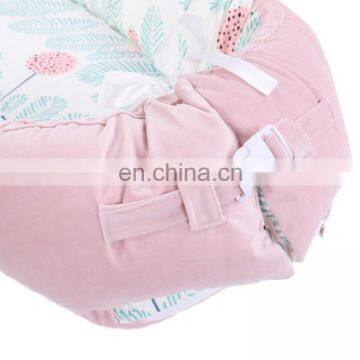 Removable Cover Baby Bionic Bed 100% Cotton Crib Mattress/Baby Sleeping Snuggle Nest Beds photo-4