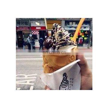 Korean Ice Cream Open Fish Waffle Machine for Sale