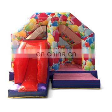 Balloon Theme Inflatable Kids Jumping Bouncer Slide Castle For Sale