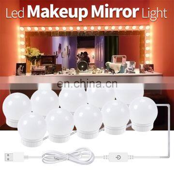 hollywood floor portable makeup mirror with light bulbs