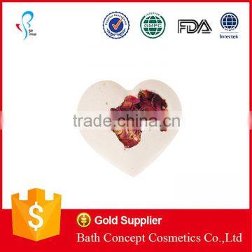 Heart Shape Aroma Bath Bomb With Dried Flower photo-3