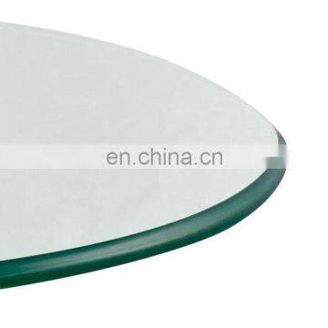 Round tempered glass for table top coffee table