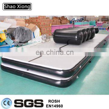 Black Inflatable Gymnastics Mats Air Tumble Track Gym Mat photo-3