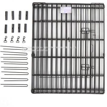 Chain Button Homes for Pets Folding Metal Carriers Cage Dog Metal Pet for Sale photo-2