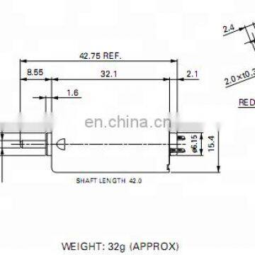 FF-180SH-10320 Carbon Brushed dc Micro Small Motor for VCR Hair Shaver and RC Toys photo-2