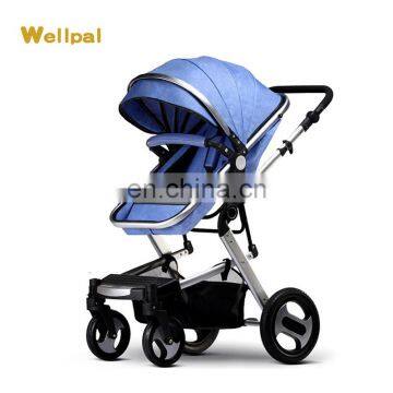 2020 fashion luxury stroller baby 3 in 1 pram with adjustable canopy